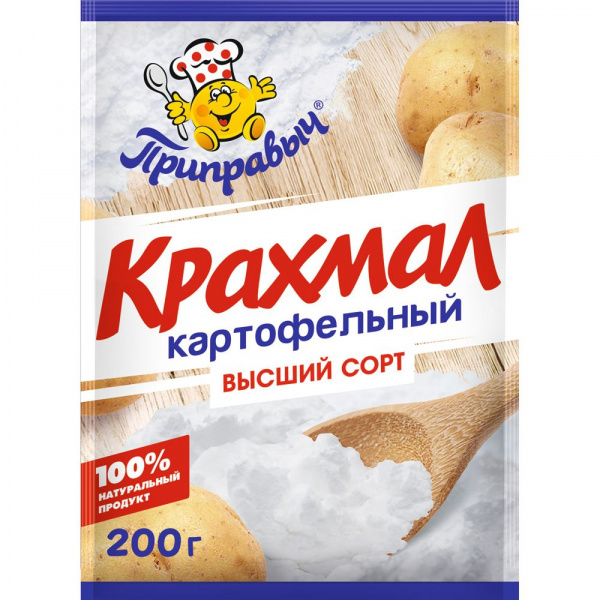Крахмал картофельный (сорт экстра) 200 гр.