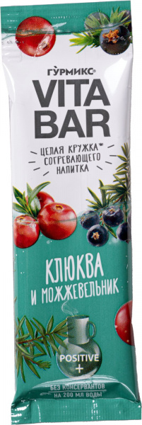 Основа для приготовления согревающего напитка «Клюква и можжевельник», Гурмикс, 25 мл